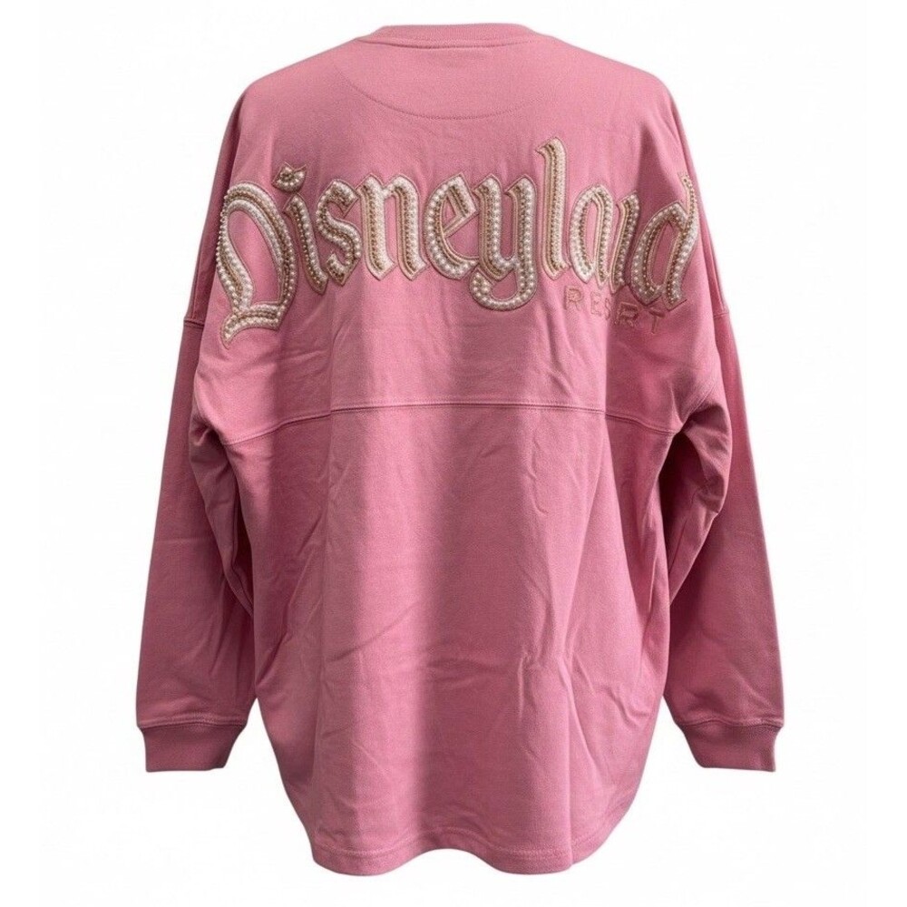 Disneyland 2026 Pink White & Rose Gold Pearls Beads Spirit Jersey Adult M New